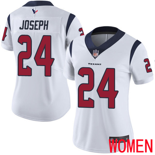 Houston Texans Limited White Women Johnathan Joseph Road Jersey NFL Football #24 Vapor Untouchable
